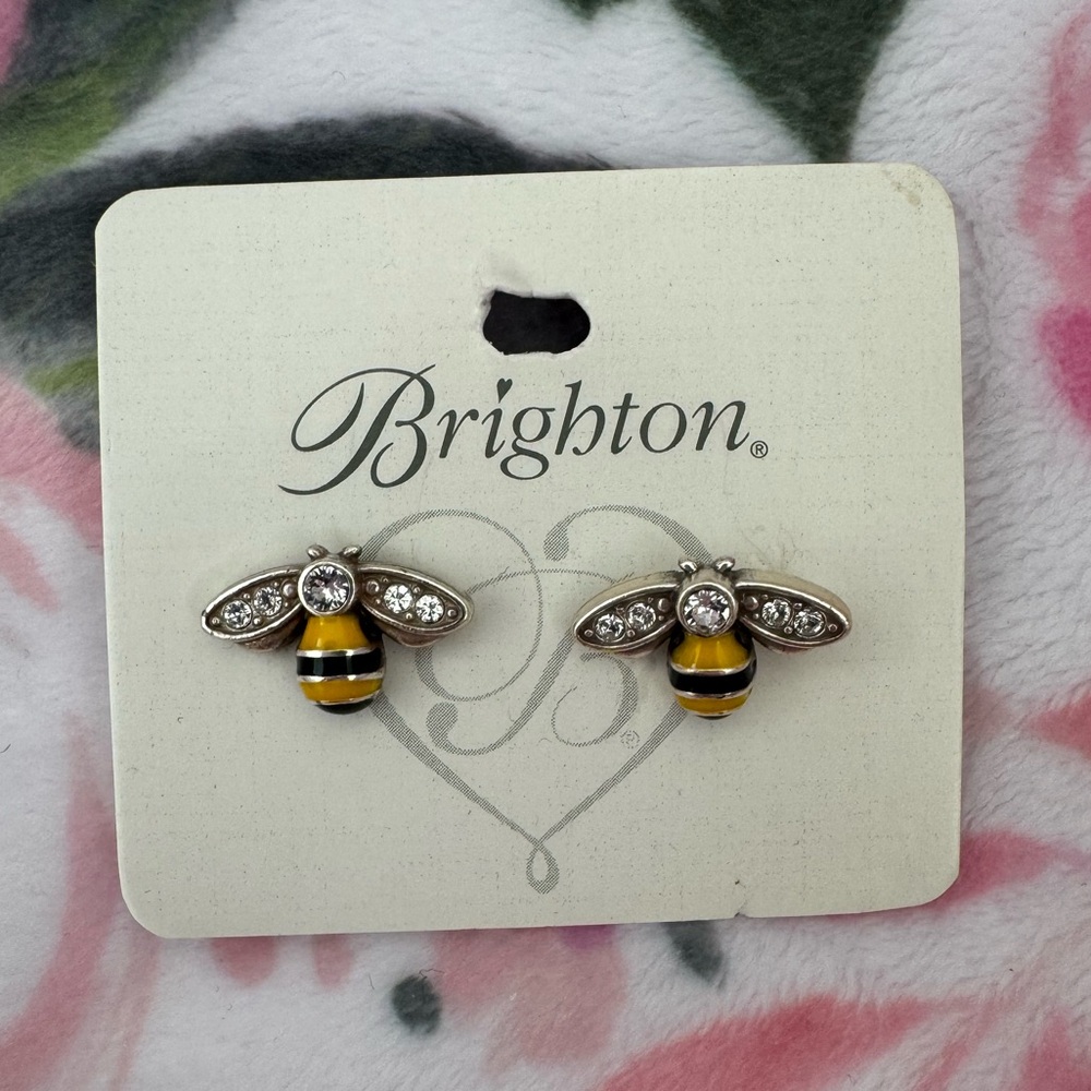 Brighton Bee Happy Post Earrings - NEW